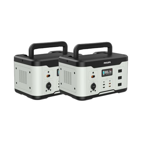 PHILIPS 飛利浦  (超值2入)1000W 儲能行動電源 DLP8092C