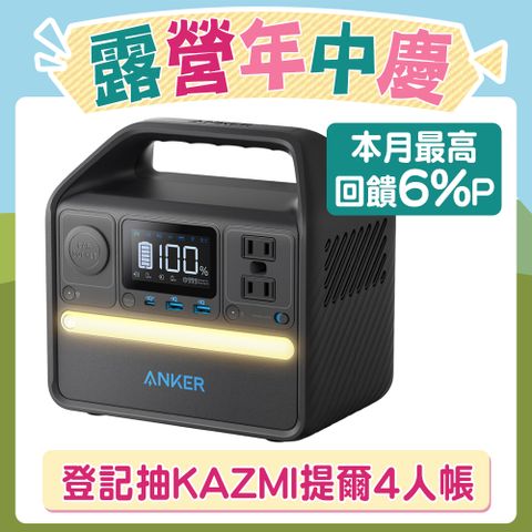 ANKER A1720 521 Portable Power Station (PowerHouse 256Wh) 可充式鋰儲能行動電源