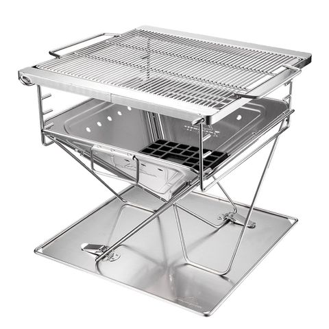 柯曼 加厚304不鏽鋼焚火台 MT035 MT045 MT055 烤肉架 烤肉爐 柴火爐 烤爐 campingmoon