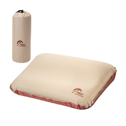 TAILI太力 3D海綿自動充氣枕頭.露營充氣枕 TPU睡枕 戶外枕頭 旅行枕靠枕 辦公室午睡枕