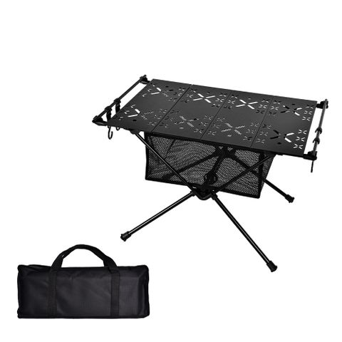 【韓國CLS】極黑手提戰術桌 贈收納袋/輕量鋁合金戰術露營桌/功能戰術桌/折疊露營桌/IGT桌(兩色任選)