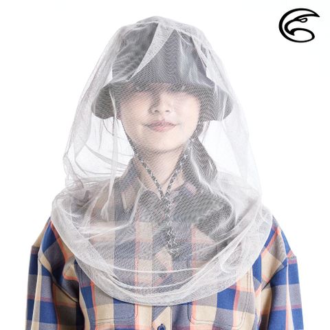 ADISI 超透視防蚊防蜂頭罩 (可收納) AS24014 / 灰棕色