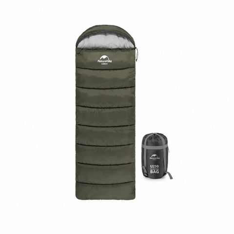 Naturehike U250全開式保暖睡袋 墨綠 MSD07