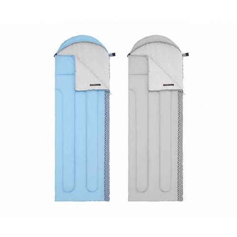 Naturehike L250圖騰可機洗帶帽睡袋 2入組