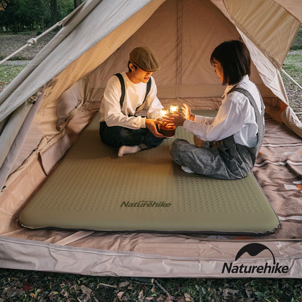 Naturehike  眠 靜音自動充氣睡墊 雙人款 FCD11 橄欖綠
