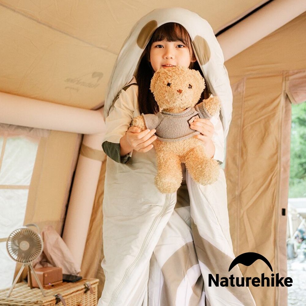 Naturehike  蝸牛造型兒童睡袋 附收納後背包 SD004