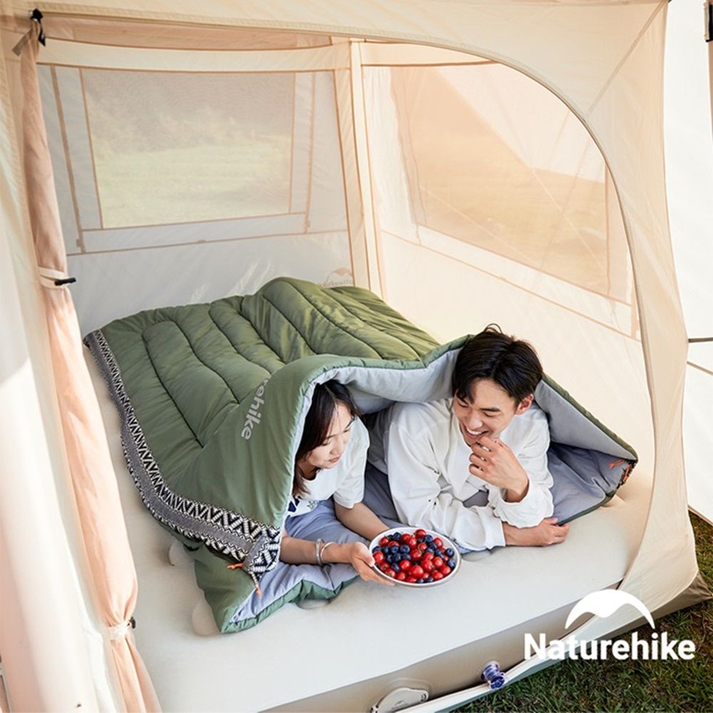 Naturehike L150質感圖騰透氣可拼接機洗信封睡袋 MSD05 三色任選