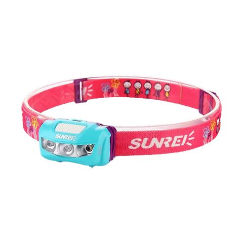 山力士【BEBE 兒童防水頭燈】IPX6 輕量 戶外露營登山頭燈 LED頭燈 夜跑夏令營