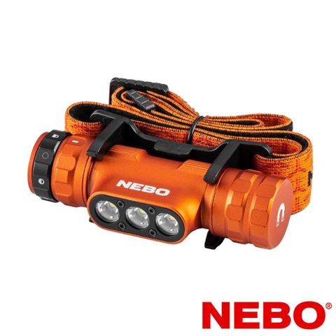 NEBO Master可拆卸頭燈 USB充電 1000流明 IP67(NEB-HLP-1006-G)