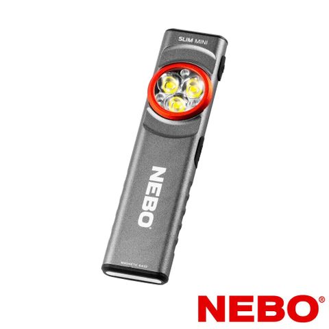NEBO Slim Mini超薄照明燈 USB-C充電 250流明 IPX4(NEB-FLT-1042-G)