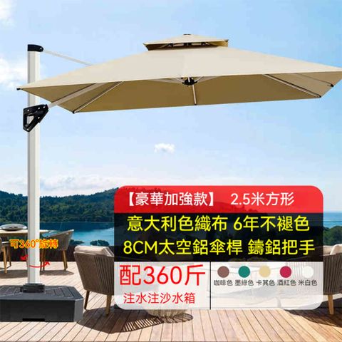 戶外遮陽傘庭院傘露天陽台別墅花園大太陽傘棚商用室外擺攤羅馬傘