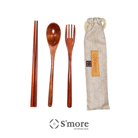 S'more 斯莫兒 Woodi Cutlery Set 木製餐具組