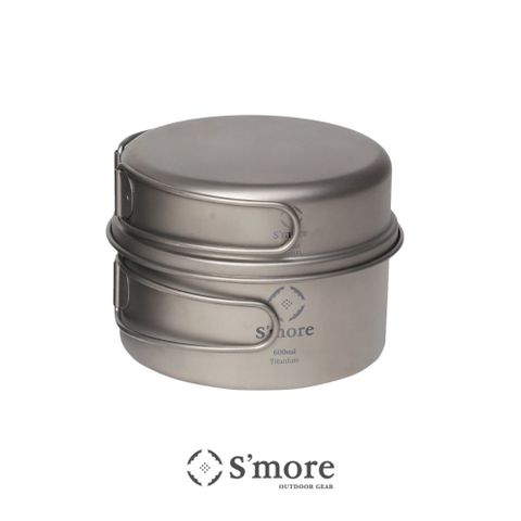 S'more 斯莫兒 Titanium Cook Set 鈦鍋2件組 600ml