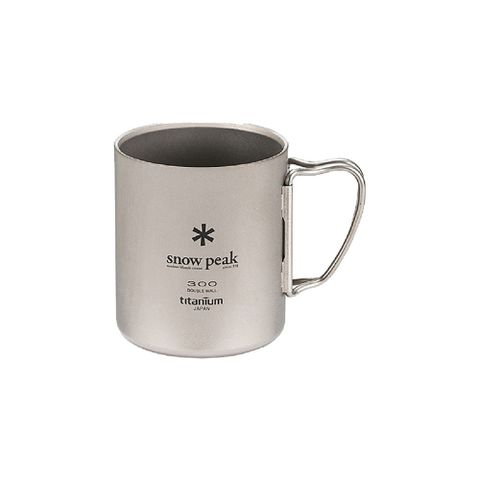 【Snow Peak】雙層鈦金屬杯300