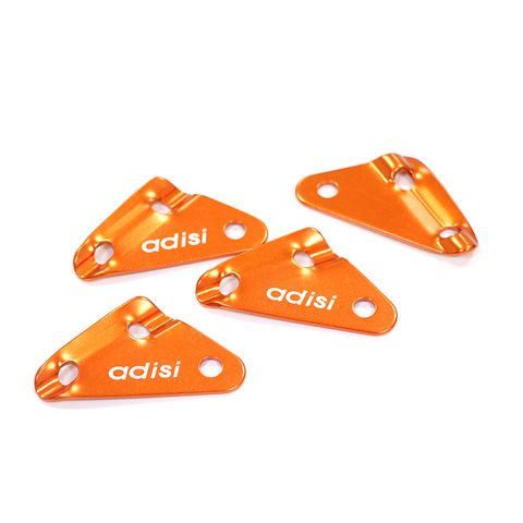 ADISI 鋁合金三角調節片AS15029 | 陽極橘 4入