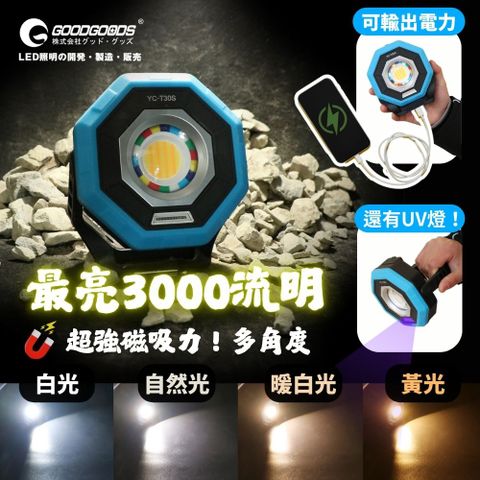 GOODGOODS 調光調色 UV工作燈 LED 探照燈