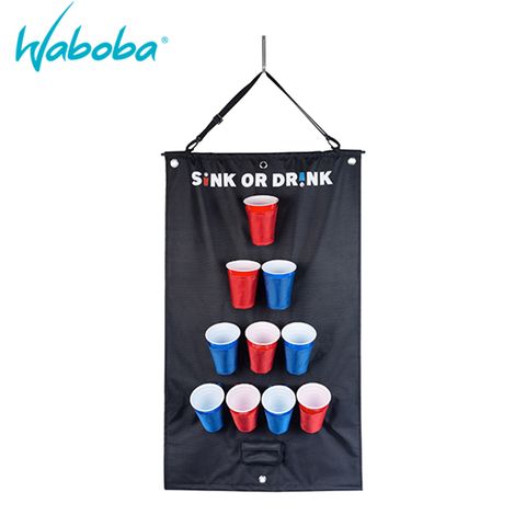 WABOBA 瑞典[] Sink or Drink 紅藍杯組(10+2)/戶外陸上玩具/露營玩具