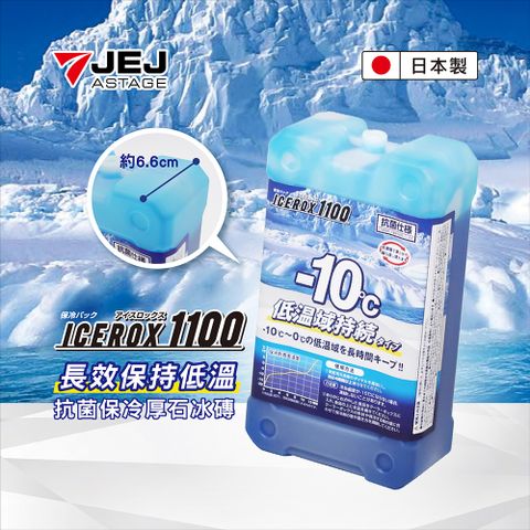 JEJ ASTAGE 日本製 ICEROX1100 抗菌保冷厚石冰磚 1100g