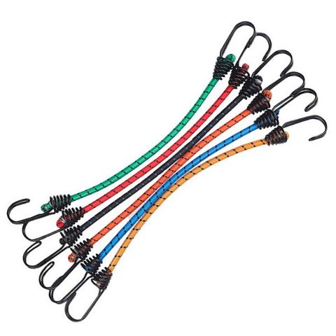 多用途捆綁彈力繩 露營繩 行李捆綁帶 機車繩 4入/組 (顏色隨機)