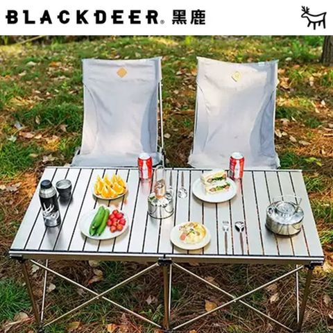 BLACKDEER 黑鹿 鋁合金蛋捲桌-星際灰MAX