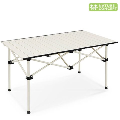 Nature Concept 露營 野餐 120公分米色 折疊桌 蛋捲桌(NC330WH)
