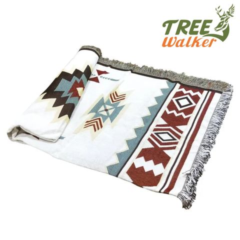 TreeWalker 波西米亞針織毯 (沙發毯、桌巾墊、地毯)