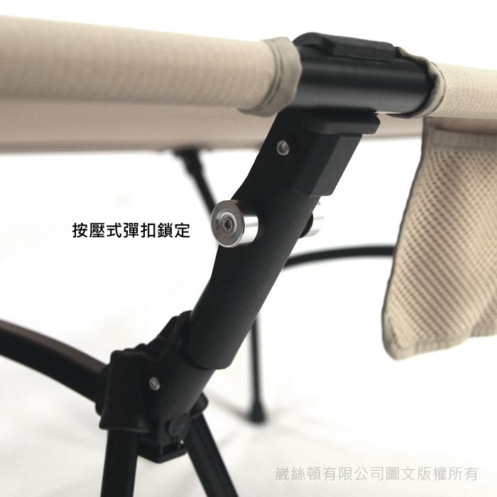 Tree Walker TREEWALKER 超輕鋁合金高低兩用行軍床 - 卡其