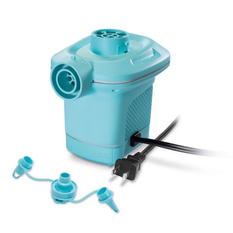 INTEX 110V家用電動充氣幫浦(充洩二用)-水藍色(58639)