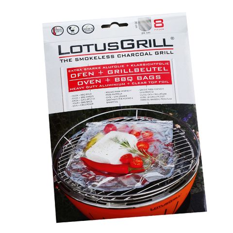 【德國LotusGrill】BBQ 燒烤鋁箔袋 (2包/共16PC)