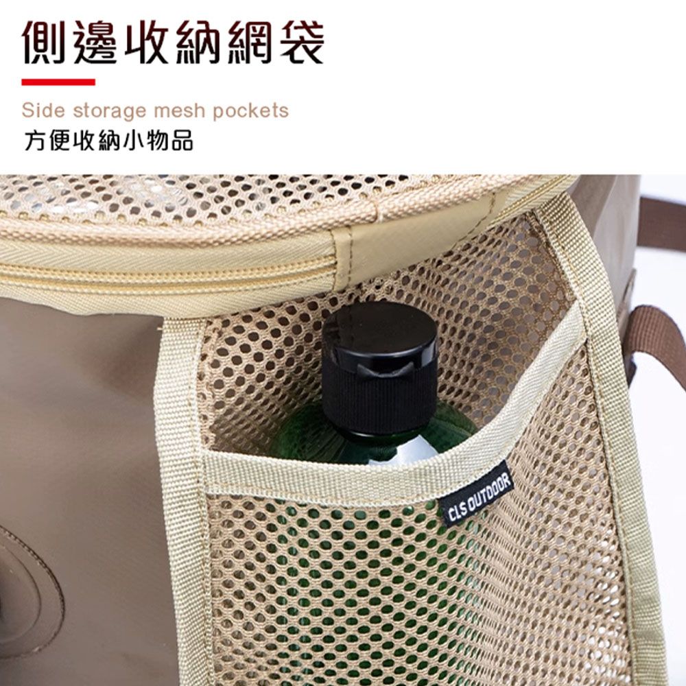 韓國CLS NOBANA 22L 加厚摺疊水桶 曬物籃/冰桶/露營/釣魚/水袋(兩色任選)