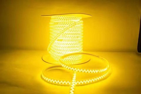 Caiyi 凱溢 頂級2835超亮三排264可調 LED軟性節能110V串燈露營居家防水照明燈條軟性黃光白光防水燈5M