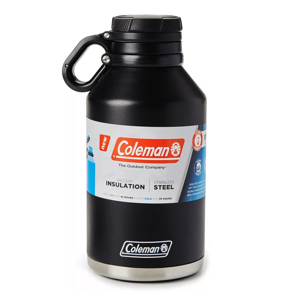 Coleman GROWLER不鏽鋼保溫水壺1.89L / 黑 / CM-49797(保溫瓶 不鏽鋼瓶 啤酒壺 水壺)