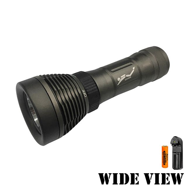 WIDE VIEW 專業T6潛水手電筒組(NZL-PWT6-AP)