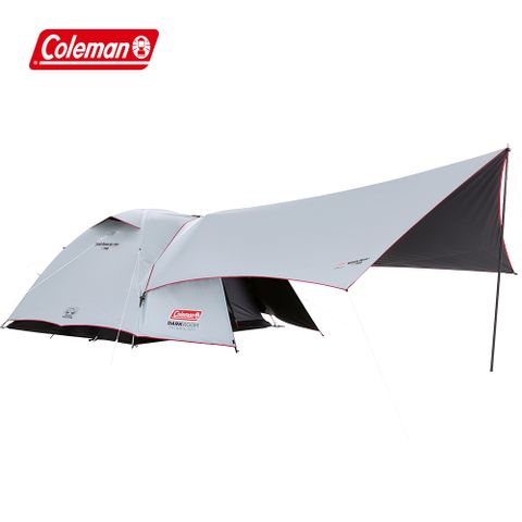 Coleman TOUGH氣流循環圓頂帳240+天幕組 / DARK ROOM系列 / CM-39088(露營帳篷 露營天幕 睡帳 黑膠帳篷)