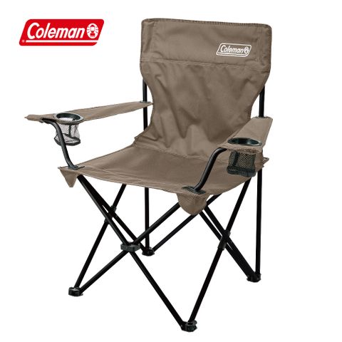 【Coleman】渡假休閒椅 / 灰咖啡 / CM-90856(露營椅 休閒椅 折疊椅)
