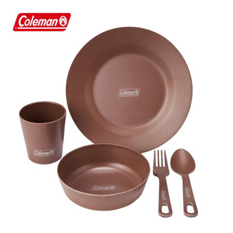 Coleman 單人自然系餐盤組 / CM-38931(露營餐具 戶外餐具)