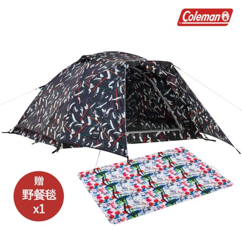 【Coleman】2-3人旅遊露營帳LX JI黑 / ART PROJECT / CM-94334