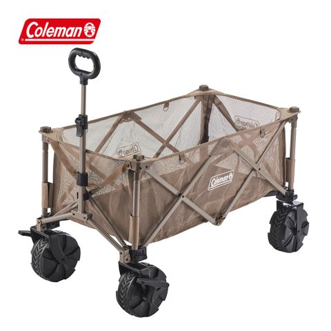 【Coleman】MAX四輪拖車 / OUTDOOR WAGON MAX / CM-85865(露營推車 拖車 手推車 摺疊拖車)