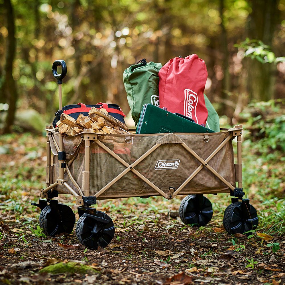 Coleman MAX四輪拖車 / OUTDOOR WAGON MAX / CM-85865(露營推車 拖車 手推車 摺疊拖車)