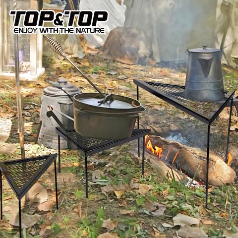 【韓國TOP&amp;TOP】頂級耐熱塗層三角網桌 超值三入組/網桌/洞洞桌