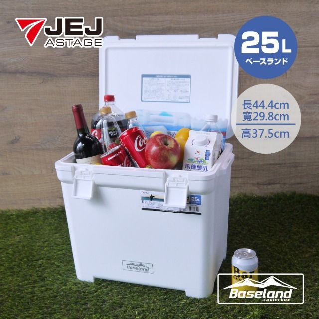 JEJ BASELAND 日本製 專業保溫冰桶 25L / 白色