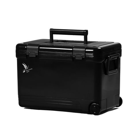 【日本Livewell】 Humming Bird系列可肩背/手提拖輪式冰桶27L(黑色特仕版)