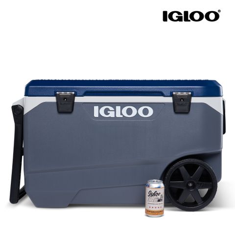 IGLOO 冰桶 ILGOO MAXCOLD 系列五日鮮 90QT 拉桿 34547 / 保鮮 保冷 露營 戶外 保冰