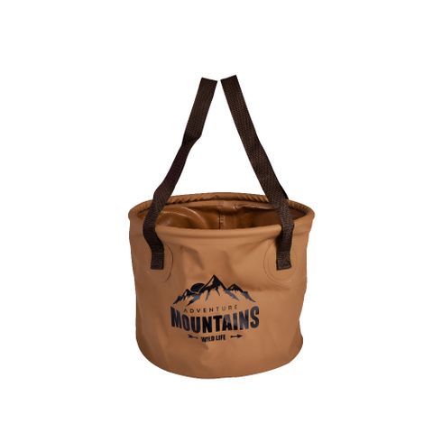 【OUTSY】戶外多功能便攜手提摺疊水桶 10L