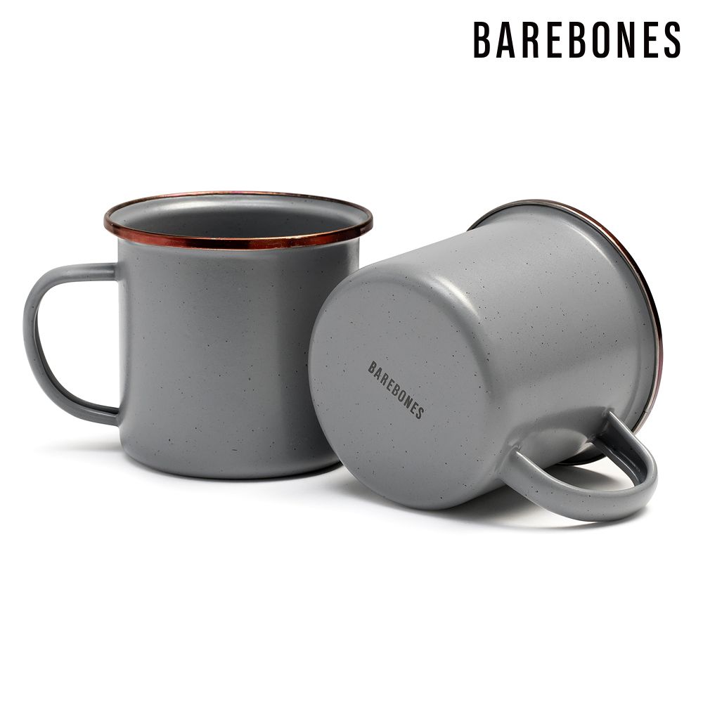 Barebones 【兩入一組】 CKW-356 琺瑯杯組 / 石灰色 (14oz)