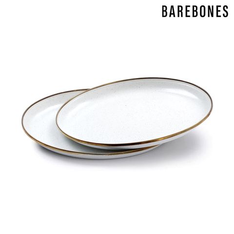 【兩入一組】Barebones CKW-391 琺瑯盤組 / 蛋殼白