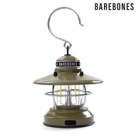 Barebones LIV-292 吊掛營燈 Mini Edison Lantern【橄欖綠】