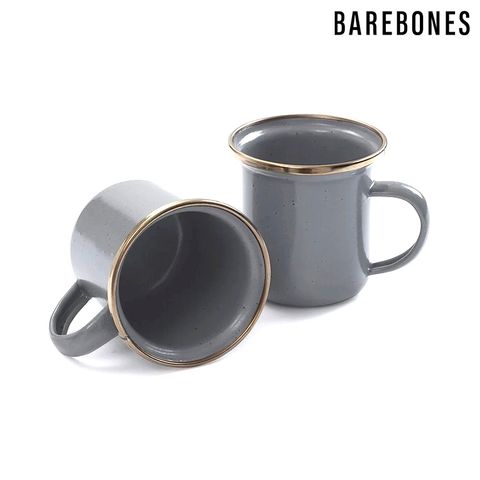 Barebones CKW-375 迷你琺瑯杯組 / 石灰色 (兩入一組)