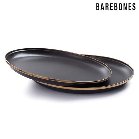 【兩入一組】Barebones CKW-341 琺瑯盤組 Enamel Plate (11") / 炭灰