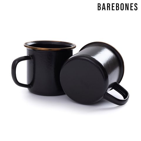 【兩入一組】Barebones CKW-343 琺瑯杯組 Enamel Cup (14oz｜414ml) / 炭灰